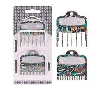 2/3/4Pcs Barber Grade Stainless Steel Clipper Comb Attachments Professional Hair Trimmer Guide Combs Kit Haircutting Tools(Green 2pcs)