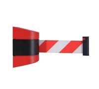 2/3/5M Wall Mounted Retractable Belt Barrier with Striped Caution Belt for Separated Region/2M/6.5Ft