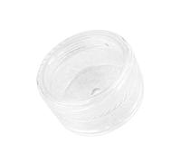 2/3 / 5ML Clear Cream Jar Mini Cosmetic Bottles Containers Pot for Nail Arts Small Clear Can Tin for Balm 10PCS Jars for slimes Durable processing