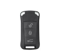 2/3 Buttons Flip Folding Car Key Case Fob Shell For Porsche For Cayenne GTS 2004 2005 2006 2007 2008 2009 2010 2011(3 Buttons)