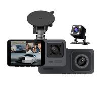 2/3 Channel Camera Car DVR 1080P Camera Double/Triple Lens Dashcam Video Recorder Parking 2'' IPS Screen Reversing Assist Function