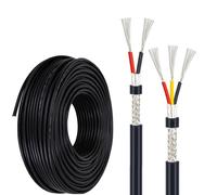 2/3 Conductor 20/18/16 AWG Shielded Cable Wire 30-130FT UL2464 Tinned Copper Core16/14/12 Gauge Cable Speaker Wire - Flexible For Electrical Appliance, Transformer(100FT,14AWG-3C)