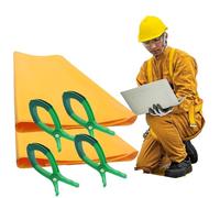 2 - 3 Flame Retardant EVA High Voltage Insulating Fabric for Live Work - 0.4KV/10KV Protection(80x100cm 2pc 10kv)