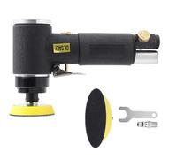 2/3 Inch Random Orbital Air Sander, Double Rotation Mini Pneumatic Sander, Alloy Air Powered Polisher for Auto Body Work