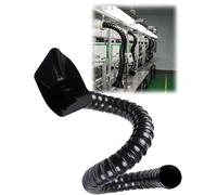 2" & 3" Industrial Fume Extractor Arm with Hood, 360° Adjustable Flexible Hose for Welding Smoke and Workshop or Laboratory Ventilation(Dia5cm,L150cm/4.9ft)