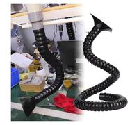 2"/3" Industrial Fume Extractor Arm with Hood, 360° Adjustable Flexible Hose to Remove Hazardous Fumes & Dust in Workshop, Laboratory(Black,50mm-200cm)