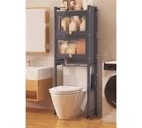 2/3-Layer Toilet Top Storage Rack - Space-Saving Bathroom Shelf with High Load Capacity - Multi-Purpose Upward Expanding Rack for Efficient Bathroom Storage