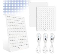 2/3 Pcs Lithophane LED Backlight Board Kit Compatible with Bambu Lab A1 A1 Mini P1P P1S X1C X1E CMYK 5V USB 3D Printer PCB Lithophane Panel with 1.5 m Power Cable 3D Printer Accessories for Home Offic