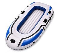 2-3 Person Inflatable Kayak, PVC Boat With 4 Air Chambers | For Fishing, Lakes