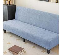 2-3 Seater Non-Arms Sofa Cover Stretchable Anti-Slip Futon Slipcover Foldable Couch Protector - Universal Fit (E 150-190cm)