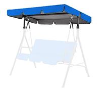 2-3 Seater Swing Canopy Replacement, Dustproof Waterproof Garden Swing Seat Canopy, Rainproof Sun Protection Swing Seat Canopy Replacement For Outdoor Garden Porch Swing ( Royal Blue 142*120*18cm)