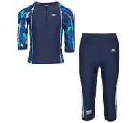 Trespass Smiley Uv Junior Long Sleeve Front Zip Neoprene Suit Blue 24 Months-3 Years Kids