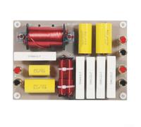 2/3 Way Speaker Frequency Divider for 10" / 15" Speakers, Audio Crossover Filter with 4-8 Ohm Impedance, 800W Peak Power, ABS Enclosure(2 WAY)