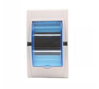 2-3 Ways Circuit Breaker Distribution Cabinet for Electrical Project Box with Transparent Lid, Pc Material, 137X87X82mm, for Residential and Industrial Use
