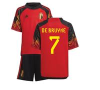 (2-3 Years) 2022-2023 Belgium Home Mini Kit (DE BRUYNE 7)