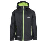 Trespass Kids Jacket Qikpac - Waterproof, Breathable, School Raincoat, 2 Zip Pockets, Full Zip, Adjustable Hood, Storm Flap, Ventilated Back, Lightweight, Packable