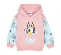Bluey Girls Hoodie, Cotton Fashion Hoodie Jumper for Girls 2-3 Years Pink