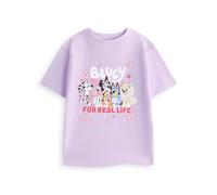 (2-3 Years) Bluey Short Sleeved T-Shirt (Girls Purple)
