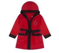 Liverpool FC Official Gift Baby Hooded Fleece Dressing Gown Red 2-3 Years