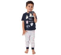(2-3 Years) Peppa Pig Short Sleeve Long Leg Pyjama Set (Boys Blue)