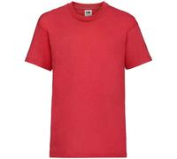 (2-3 Years, Red) Fruit of the Loom Childrens/Kids Valueweight T-Shirt