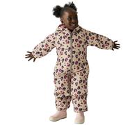 (2-3 Yrs, Light Vanilla Leopard) Regatta Kids Childrens Splosh III Outdoor Thermal Waterproof Rain Puddle Suit