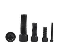 2-30pcs Allen Head Cap Screw Black Grade 8. M3 M4 M5 M6 M8 M10(12mm,M5 10pcs)