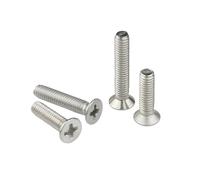 2-30pcs M3/M4/M5/M6/M8/M10 KM-type Stainless Steel Countersunk Head Cross Recessed Machine Screws, M4x65mm(20pcs)