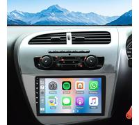 2+32G Android 13 Car Stereo Radio Navi for Seat Leon MK2 2005-2013 with Wireless Carplay Android Auto, 9in Touchscreen Car Auto Radio with GPS Navigation WiFi Bluetooth RDS SWC MirrorLink Split Screen