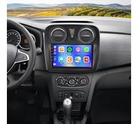 2+32GB Android 14 Car Stereo for Renault Dacia Sandero 2012-2020, 9 inch Touchscreen Display Radio Multimedia Player Head Unit with Carplay Android Auto GPS Navigation WIFI Bluetooth FM RDS SWC