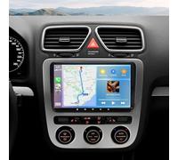 2+32GB Car Stereo for VW Scirocco 2008-2015 with CarPlay Android Auto | Android 13 9 inch Touch Screen Display Radio Multimedia Player Head Unit with GPS Navigation FM RDS SWC Mirror Link Bluetooth