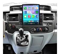 2+32GB Double Din Car Stereo For Ford Transit Mk7 2007-2013 Universal Radio GPS Navigation Head Unit for Carplay Android Auto 9.7 inch w/Bluetooth WiFi SWC Mirror Link + 4Led Backup Camera