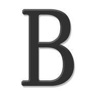 2.35" 3" Inch Acrylic Black House Numbers for Outside, Self Adhesive Number Stickers for Mailbox, Home Address Signs for House, for Mailboxes Cars Door Window Sign House Apartments(B,7.62 cm)