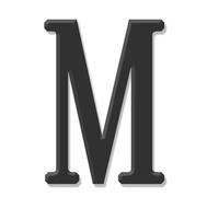 2.35" 3" Inch Acrylic Black House Numbers for Outside, Self Adhesive Number Stickers for Mailbox, Home Address Signs for House, for Mailboxes Cars Door Window Sign House Apartments(M,7.62 cm)