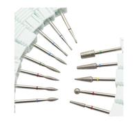 2.35mm Diamond Nail Bur For Cuticle Removal, Shaping And Polishing | 1pc 3/32in nail drill bit with 14 color options for manicure, pedicure and filing(DS13)