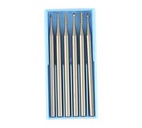2.35mm Tungsten Steel Micro Sculpture Carving Engraving Tool Set Micro Linocut Tools Linoleum Carving Tools for Die Grinder Drill, DIY Woodworking, Jewelry Burr (small set)