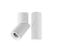 2.36/3 Inch Surface Mount Round Anti-Glare LED Ceiling Lights,CRI 90+ 7W-18W Daylight Canless Downlight,Indoor Home Wafer Lights Ceiling Spotlights AC110-240V, White Fittings