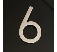 2.36 Inch ABS House Numbers For Outside, Mail Box Numbers for Mailbox Outside, Magnetic Letters And Numbers, Mail Box Decorations for Outside Cars Door Window Sign House Apartments Office Room(6)