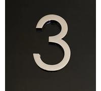 2.36 Inch ABS House Numbers For Outside, Mail Box Numbers for Mailbox Outside, Magnetic Letters And Numbers, Mail Box Decorations for Outside Cars Door Window Sign House Apartments Office Room(3)