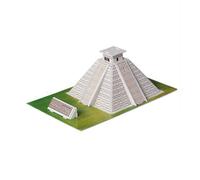 (#2) 3D Paper Jigsaw Puzzle DIY Craft World Architecture Model Improving Problem-Solving Ability Perfect Creative Gift for Kids