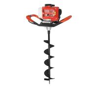 2.3HP Gas Powered Post Hole Digger Heavy Duty 30# Steel Earth Auger with 3 Drill Bits 11.81 Inch Extension Rod Air Cooled Fence Post Borer for Mailbox Deck Installation Tree Planting