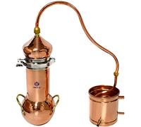 2/3L Pure Copper Home Distiller Alcohol Still Kit Water Alcohol Distiller Home Brew Wine Making Kit (2L)