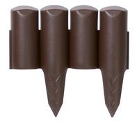 Prosperplast Beet Edging Palisade 2.5m Decorative Garden Border Mowing Edge Brown