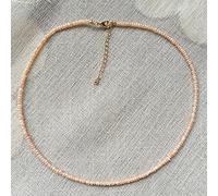 2-3mm Baroque Pearl Strand Necklace Bridal Small Pearls Elegant Natural Freshwater Choker Jewelry for Women