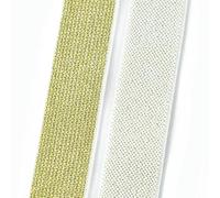 2/4.0meters 25/30/40/50mm Elastic Band Stretch Webbing Tape for Sewing Pants Straps Clothes Shoes DIY Accessories Rubber Ribbon-WhiteGold-30mm-4.0meters