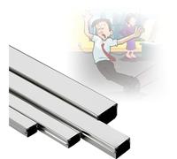 2 4 10 Pcs Stainless Steel Channel Cable Cover, Wire Guard Raceway/cord Lid Channel 20 25 30 40 50 100 Mm Width, Self-adhesive Cable Concealer(4 pcs,L W H 80 x 2 x 10MM)