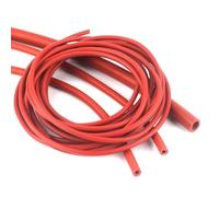 2/4/10M I.D2~32mm Orange Red Silicone Tube Heat Resistant Automobile Fuel Tank Pipe Vacuum Cooling Tube Air Pump Soft Rubber Hose for Gardening Watering(2M_10X13.0MM)