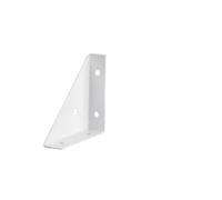 2/4/10pcs White Right Angled Triangular Corner Support Furniture Connector Fastener Suitable(White 10 pcs)