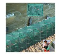 2.4-16 M Long Foldable Fishing Cast Net, Bait Fish Shrimp Trap, Collapsible Automatically Trap Catch Stick More Fish Easily(Length3.7m/12.1')