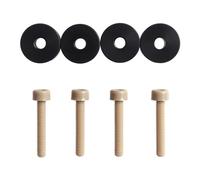 2.4 3D Printers Part Print Bed PEEK Leveling Column Hotbed Mount Resistant Feet with Screw Printing Plate PEEK Leveling Column